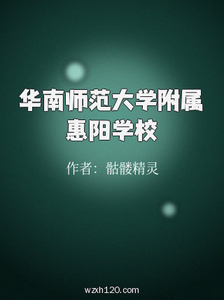 华南师范大学附属惠阳学校