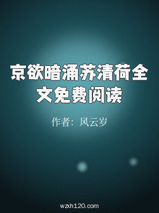 京欲暗涌苏清荷全文免费阅读