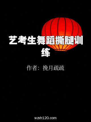 艺考生舞蹈撕腿训练