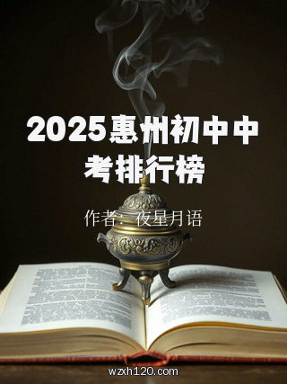 2025惠州初中中考排行榜