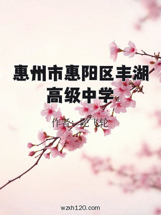 惠州市惠阳区丰湖高级中学