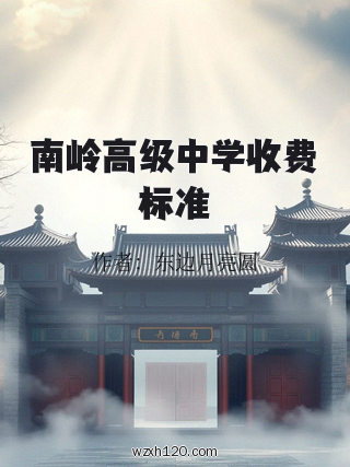 南岭高级中学收费标准