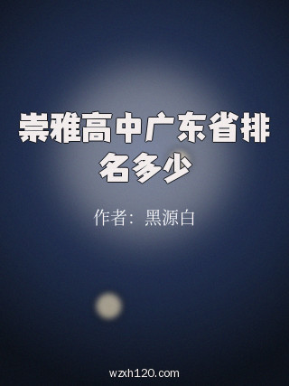 崇雅高中广东省排名多少
