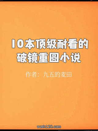 10本顶级耐看的破镜重圆小说