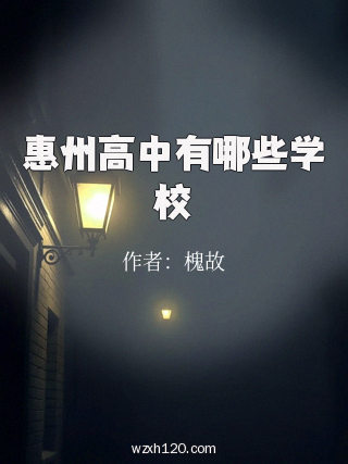 惠州高中有哪些学校