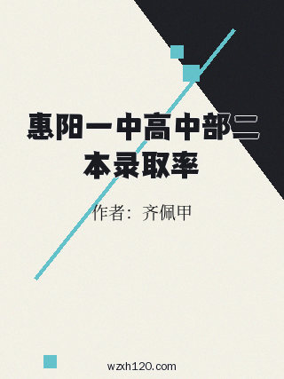 惠阳一中高中部二本录取率