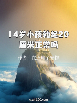 14岁小孩勃起20厘米正常吗
