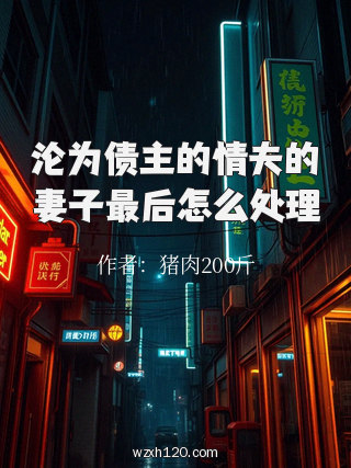 沦为债主的情夫的妻子最后怎么处理