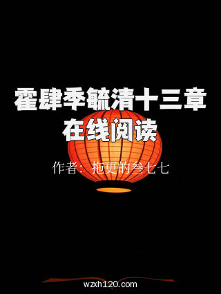 霍肆季毓清十三章在线阅读