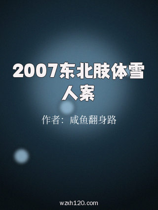 2007东北肢体雪人案