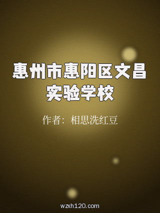 惠州市惠阳区文昌实验学校