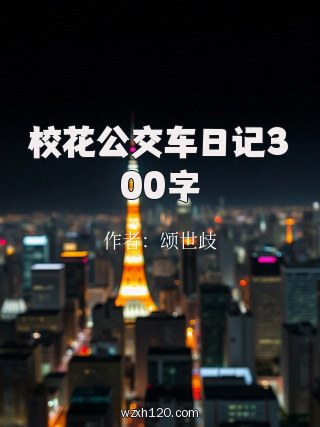 校花公交车日记300字