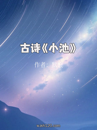 古诗《小池》