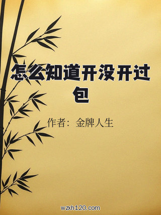 怎么知道开没开过包