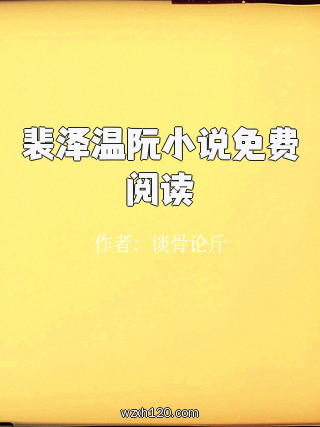 裴泽温阮小说免费阅读