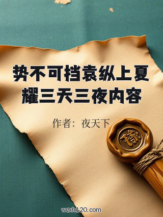 势不可挡袁纵上夏耀三天三夜内容