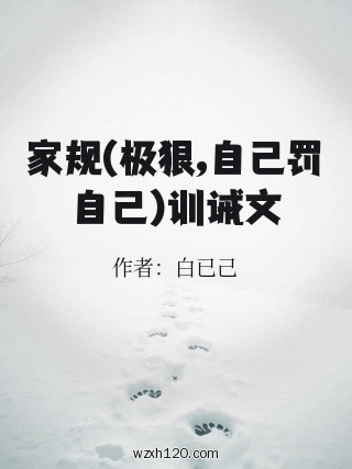 家规(极狠,自己罚自己)训诫文