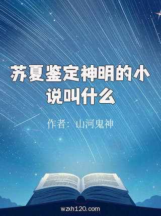 苏夏鉴定神明的小说叫什么