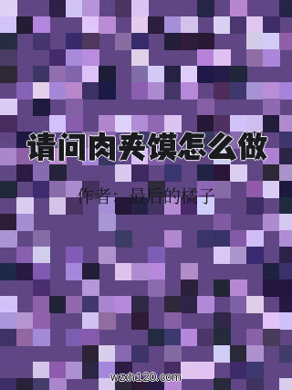 请问肉夹馍怎么做