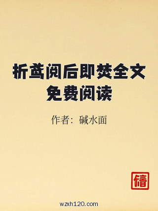 折鸢阅后即焚全文免费阅读