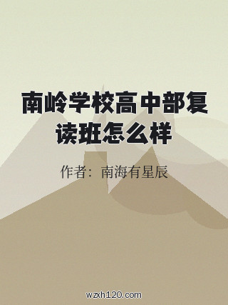 南岭学校高中部复读班怎么样